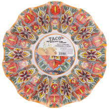 Prepara Taco Carousel rød - Rummer 10 bløde eller hårde tacoskaller, Perfekt til fester og kampdag