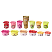 Play-Doh Foam och Play-Doh Slime: Super Cloud, HydroGlitz, Super Stretch, Krackle 13 Multipack