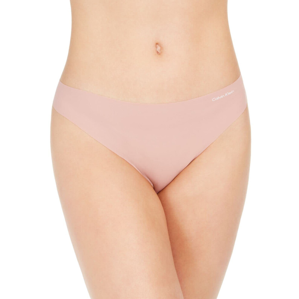 Calvin Klein Invisibles Thong  M  Alluring Blush