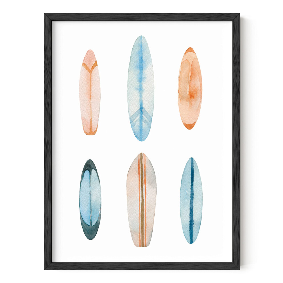 HAUS AND HUES D   coration murale et d   coration de surf pour chambre     coucher - Affiche de surfeur