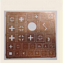 Dan Models 35546-1/35 Stencil Theme - Odznaky nemeck ch obrnen ch vozidiel z druhej svetovej vojny