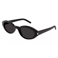 Saint Laurent SL 567 001 Black/Black Narrow Cat Eye Women's Sunglasses