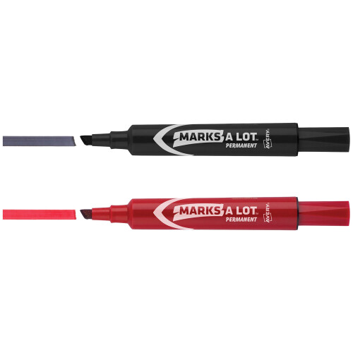Avery Marks A Lot Permanent Markers  Assorted Colors  2 Boxes  48 Chis 2