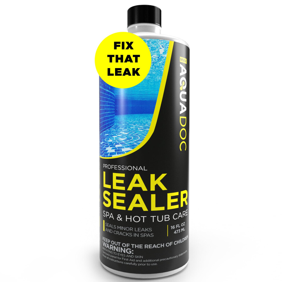 AquaDoc | Spa Leak Repair & Hot Tub Leak Sealer, Easily Fix a Leak for Spas, Hot Tub Leak Stop Kit to Fix a Leak in Spas. Hot Tub Leak Seal Stops Lea