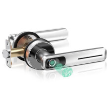 Geek Smart Fingerprint Door Lock - Biometric Door Knob Fingerprint Door Knob Keyless Entry Door Locks with Handle Door Lever for Homes/Apartments/Off