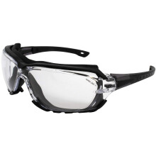 Birdz Eyewear Gasket Säkerhetsglasögon för Motorcykel Sport Svart med Klara Linser