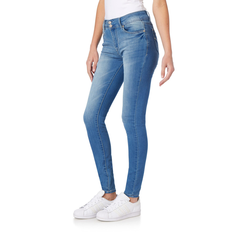 Jean Insta Soft Juniors taille mi-haute ultra skinny pour femmes WallFlower (Stan)