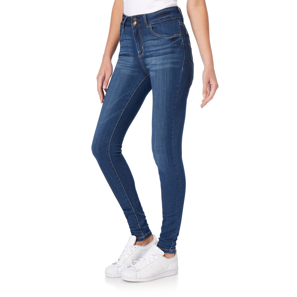 Jean Insta Soft Juniors taille mi-haute ultra skinny pour femmes WallFlower (Stan)