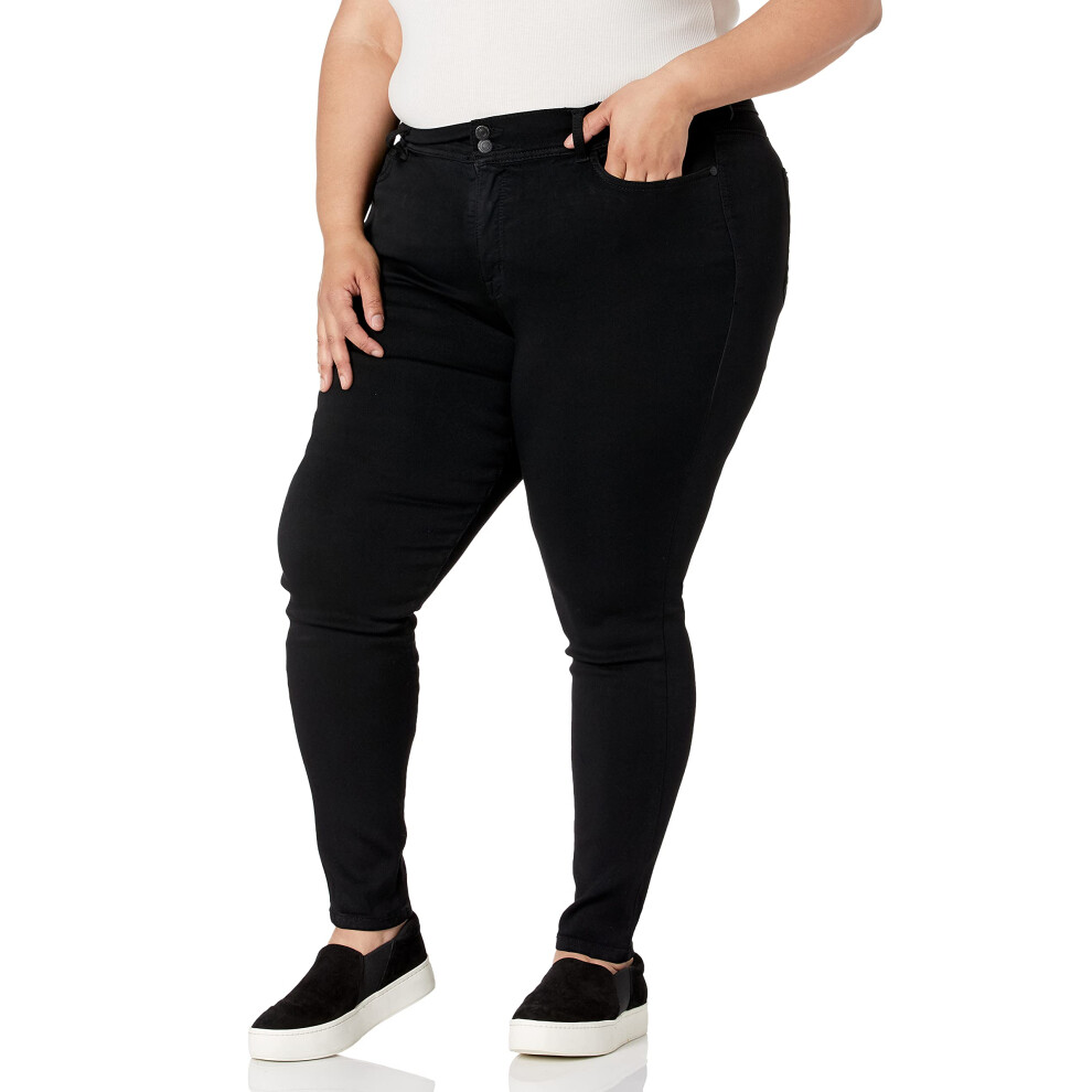 Jean Insta Soft Juniors taille mi-haute ultra skinny pour femmes WallFlower (Stan)