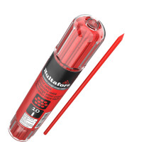 Hultafors værktøjer 650150 tør markør påfyldninger HRD Heavy Duty Multi-Purpose Red 10 Leads*