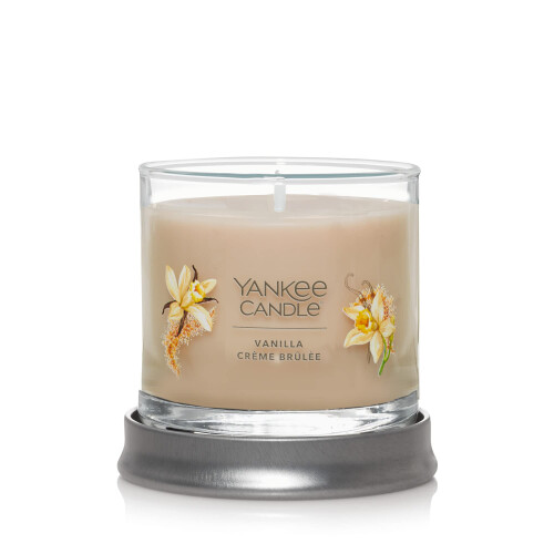 Yankee Candle Yankee Candle Άρωμα Βανίλιας Crème Brûlée, Υπογραφή 4.3oz Μικρός Κερί Μονής Φλόγας