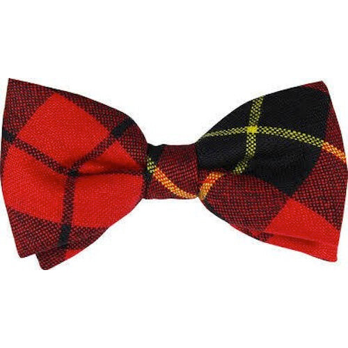 Wallace Tartan Pre-tied Bow Tie 100% Wool