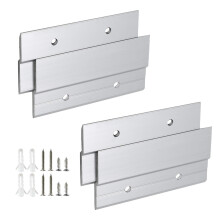 Zorfeter Z Hanger French Cleat Hanger 4 Zoll  Spiegelbild Whiteboard Headboard Artwork Frames Wandmontagehalterungen  Z Bar Hanger untersttzt 2 Pa