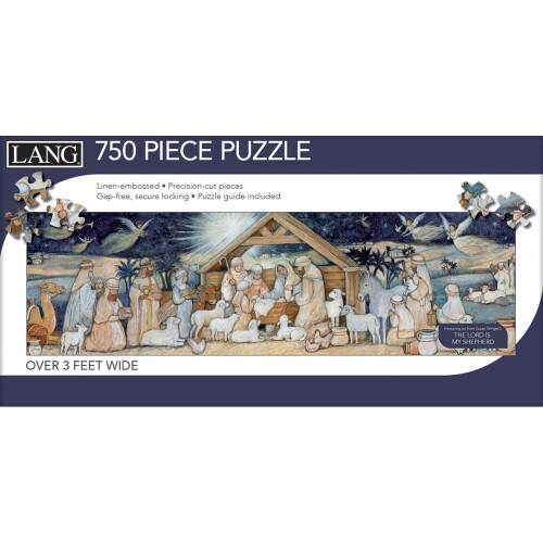 Lang Nativity Set Puzzle - 750 PC Panoramic (5041023) Multicolor