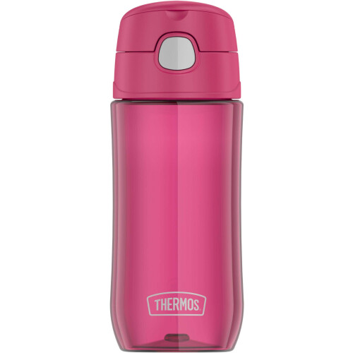 Thermos THERMOS FUNTAINER 16 oz Πλαστική Φιάλη Υδροδότησης με Στόμιο, Ροζ