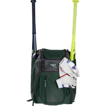 Rawlings | Franchise Backpack Equipment Bag | Baseball / softball | M?rkegr?n