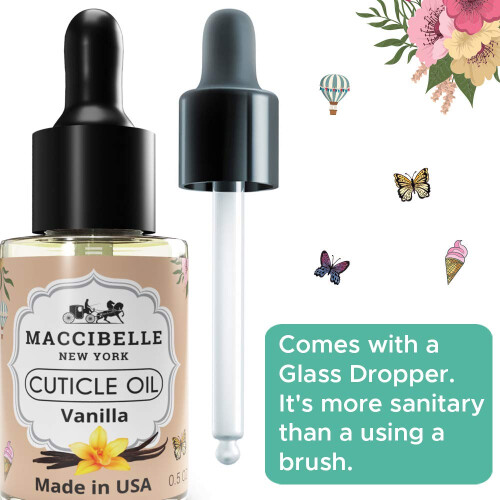 Maccibelle Έλαιο Κουτιλών 0.5 oz - Θεραπεύει Σπασμένα Κουτίλια (Γλυκό Βανίλια, 0.5 Fl Oz) 2