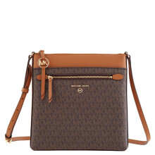 Michael Kors Jet Set Charm Small North/South Flat Crossbody BrowPavancor