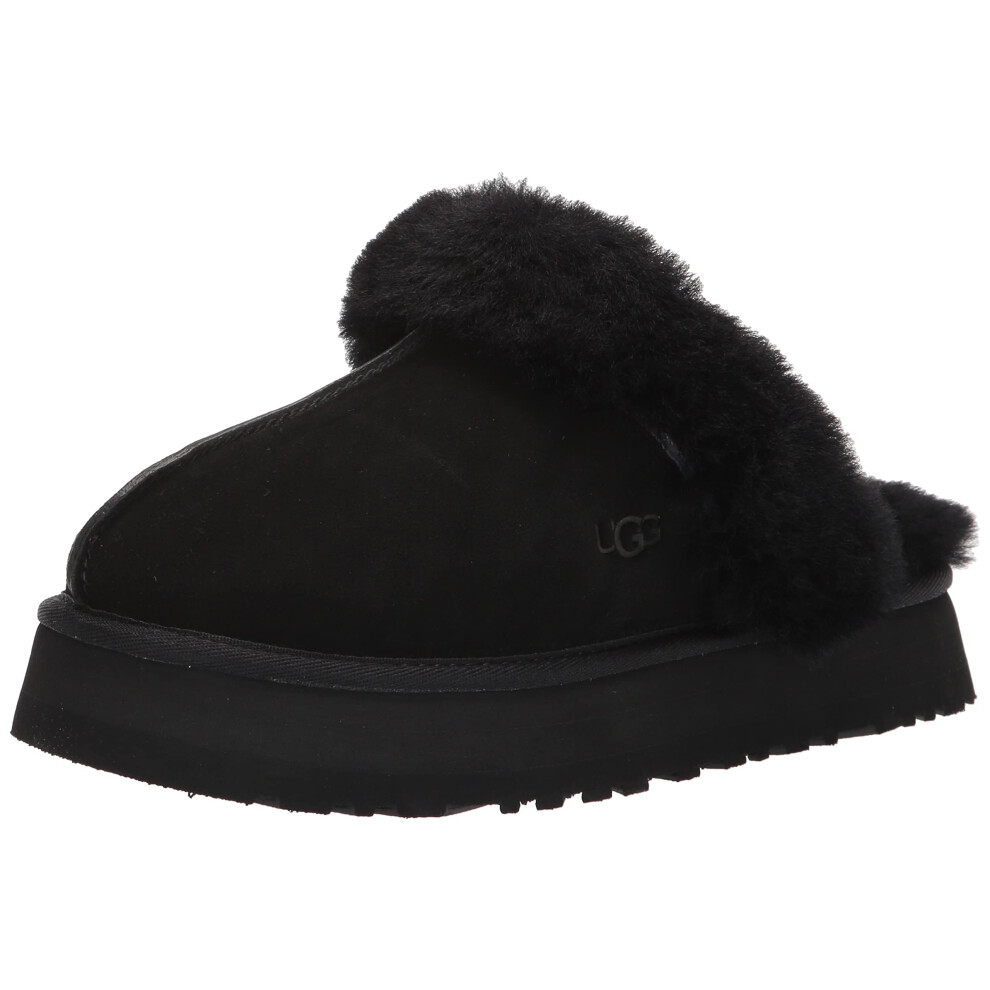 UGG Women's Disquette Slipper  Black  6