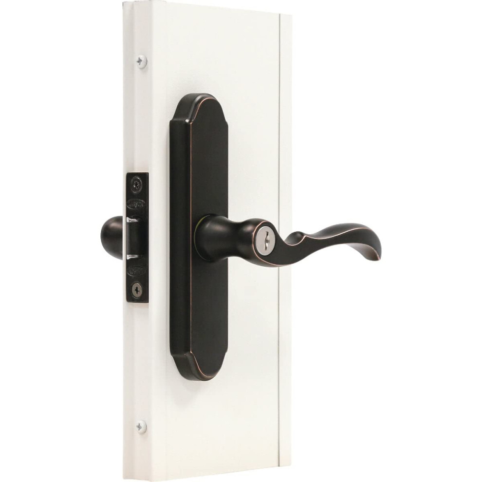 Larson Certified Storm Door M2 Mortise Handle Set (Aged Bronze) 092304173504