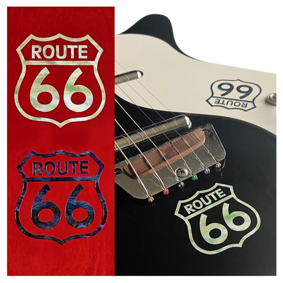 Adesivo Per Chitarra E Basso - Route 66-image
