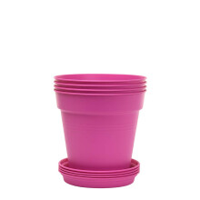 Mintra Home garden Pots 4pk (Fuchsia 15cm Diameter (59in))