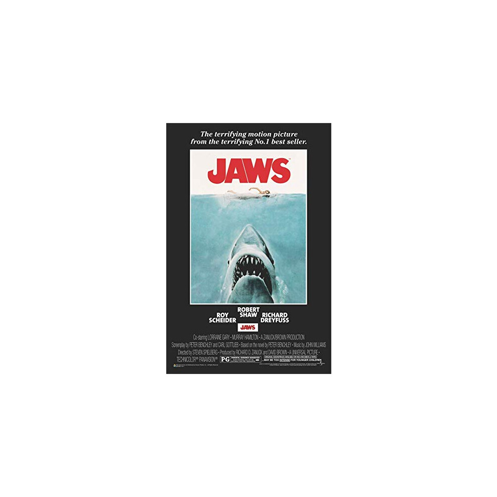 Les Dents de la mer - Mini-affiche du film - Licence officielle - 27,9 x 43,2 cm