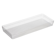 Oggi Clear Drawer Organizer - 6,25"""" X 15,75"""" - Ideel til at organisere k?kkenskuffer Kontorbord S?lvt?j K?kkenredskaber Kosmetik og badev?relse
