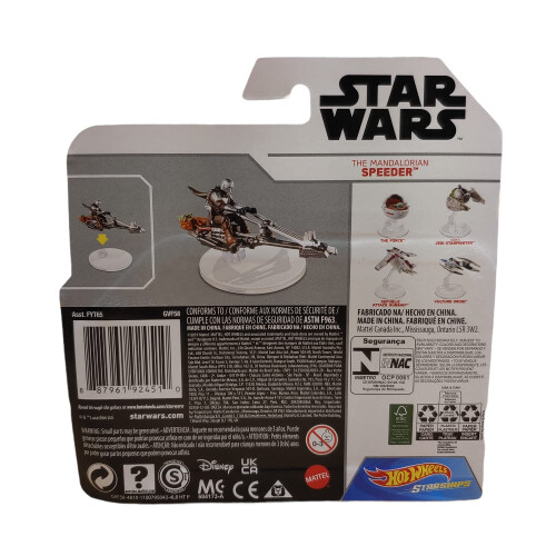 Hvezdn lode Hot Wheels - Mandaloriansk speeder 1