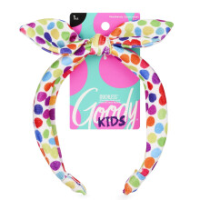 Goody Kids Fascia per Capelli - Pois Arcobaleno - Comfort Fit per Tutto il Giorno - Per Tutti i Tipi di Capelli