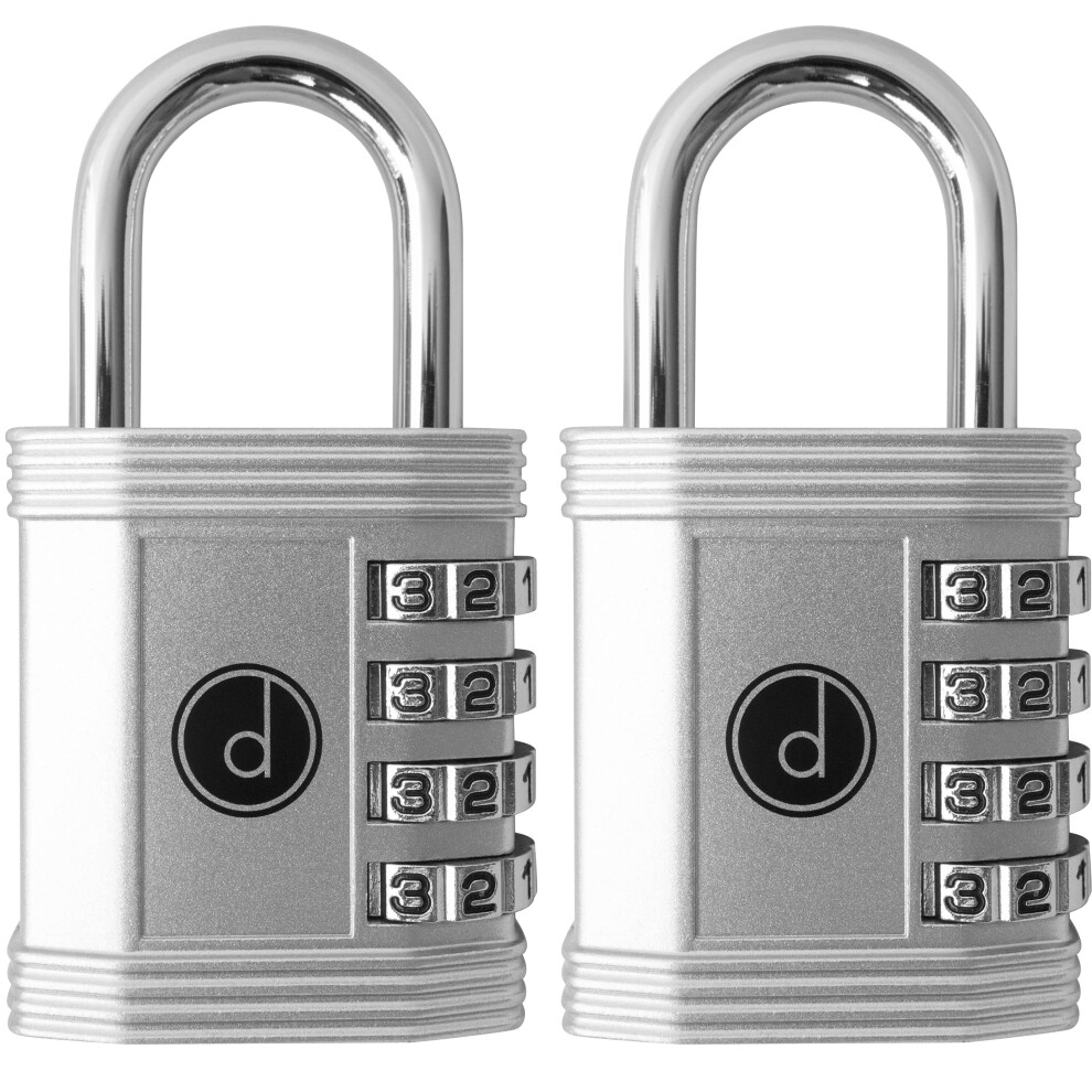 Cadenas (lot de 2) Serrure     combinaison     4 chiffres - pour casier de salle de sport, d'   cole