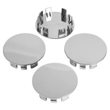 KitsPro 2,4"" 60MM stredov krytky kol, balen 4 kusu (vnej Chrome 60MM vnitrn 56MM)