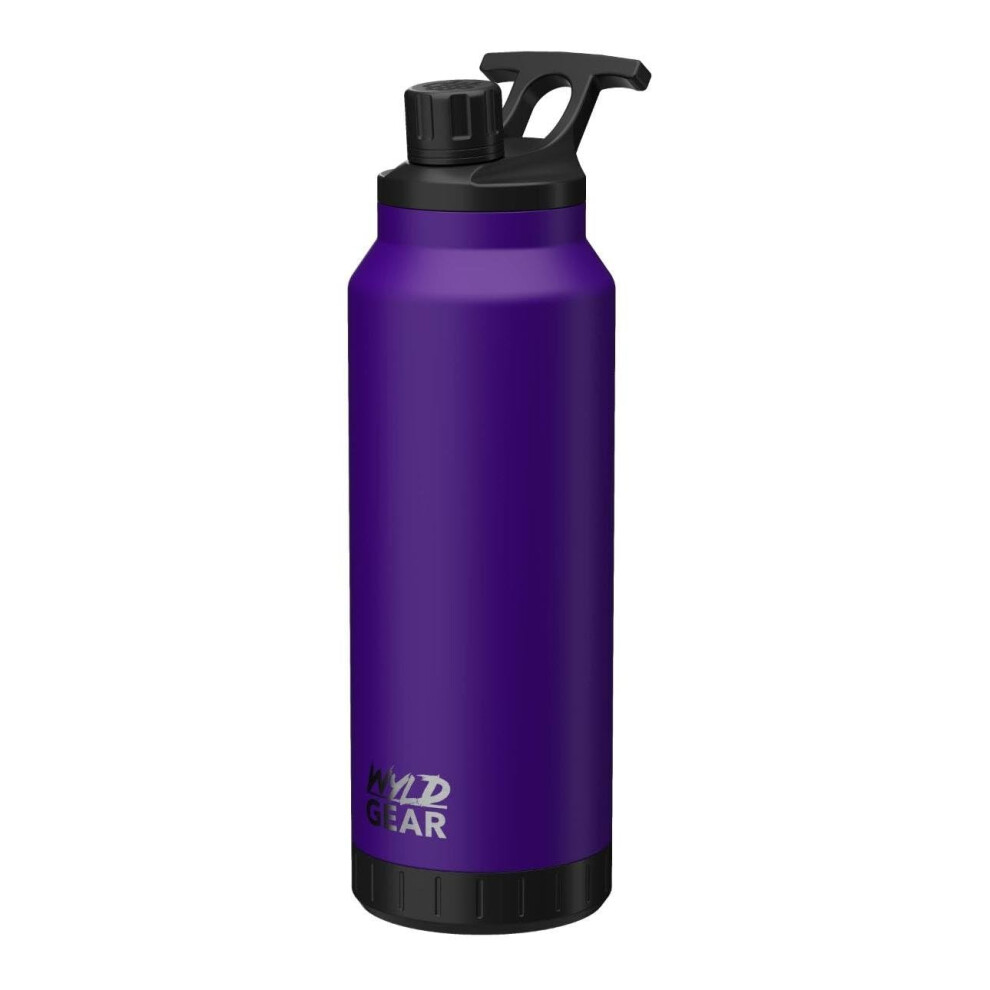 Wyld Gear Mag Series  Stainless Steel Water Bottle with Magnetic Cap  44oz Purple-image-OPC-PFRMYNW-NEW