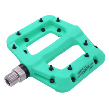 FOOKER MTB-polkimet maastopyφrδpolkimet 3-laakeriset liukumattomat kevyet nailonkuitupolkimet BMX MTB:lle 9/16"" (922-Green3bearings)