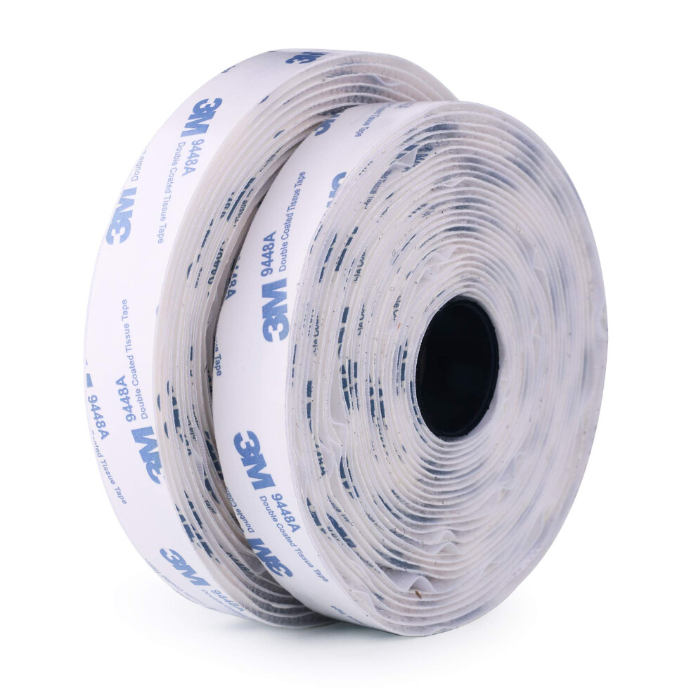 3M Hook And Loop Self Adhesive Tape 3/4"" X 20Ft 9448A Sticky Back Int 714034751509