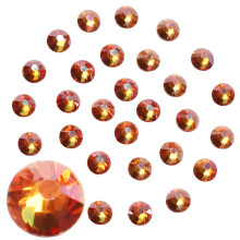 Jollin Glue Fix Crystal Flatback Rhinestones Glass Diamantes Gems for Nail Art Crafts Decorations Clothes Shoesss4 2880pcs Amb