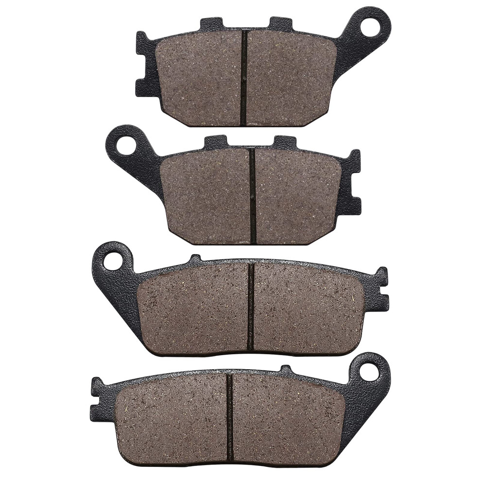 SOLLON Brake Pads Front and Rear for Honda VTX 1300S Retro /C /R /T 20-image-OPC-PFMKTQ7-NEW