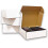 Snogswog 28 pacote 10x8x3 polegadas caixas de remessa Branca de caixa de papel   o corrugada 2