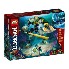 Lego Ninjago Lloyds Hydro Mech 71750 Building Kit Underwater Playset med Ninjago Lloyd och Mech; Rollspel fr pojkar och flickor i ldrarna 7 och