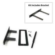 Flydende hyldebeslag - Sheppard-beslag - Nem installation - Heavy Duty (10 tommer med bygges?t)
