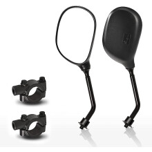 Trkimal Universal Justerbar ATV Motorcykel 360 grader Kugleformet sidespejl med 7/8 styrmontering Kompatibel til Motorcykel Scooter ATV Dirt Quad