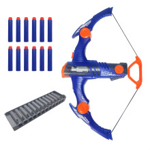 (LZ068) Youth Archery Toy Set with Soft Bullets - Educational Shooting Game, Mixed Color, Continuous Fire