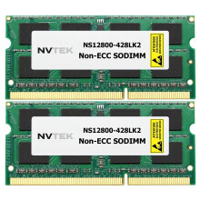 NVTEK 8GB (2X4GB) DDR3 1600MHZ PC3-12800 2Rx8 1.35V 204-PIN Non-ECC SODIMM Laptop PC szmtgp memria KSZLET