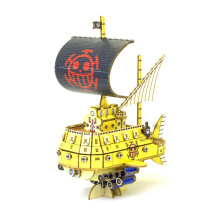 Ki-gu-mi One Piece Trafalgar Law Υποβρύχιο Μοντέλο - Σετ Μοντέλων One Piece - Ιαπωνικό Ξύλινο 3D Παζλ