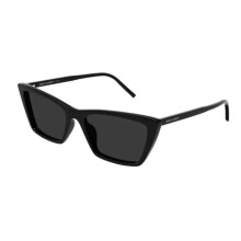 Saint Laurent SL 737 MICA THIN 001 Black/Black Cat Eye Women's Sunglasses