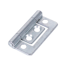 Bisagra enrasada de esquina de radio con patrón de acero Timco 105 - 38 x 28 x 1,2 mm (zinc brillante) (paquete de 2)