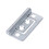 TIMco Timco Steel 105 Pattern Radius Corner Flush Hinge - 38 x 28 x 1.2mm (Bright Zinc) (2 Pack) 1