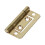 TIMco Timco Steel 105 Pattern Radius Corner Flush Hinge - 50 x 38.5 x 1.2mm (Electro Brass) (2 Pack) 1
