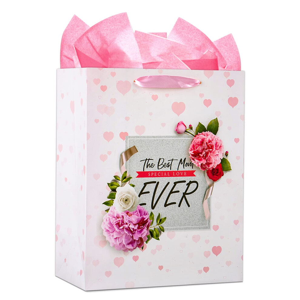 WhatSign Mothers Day Gift Bags with Handle 13"" Large Mother's Day Bes