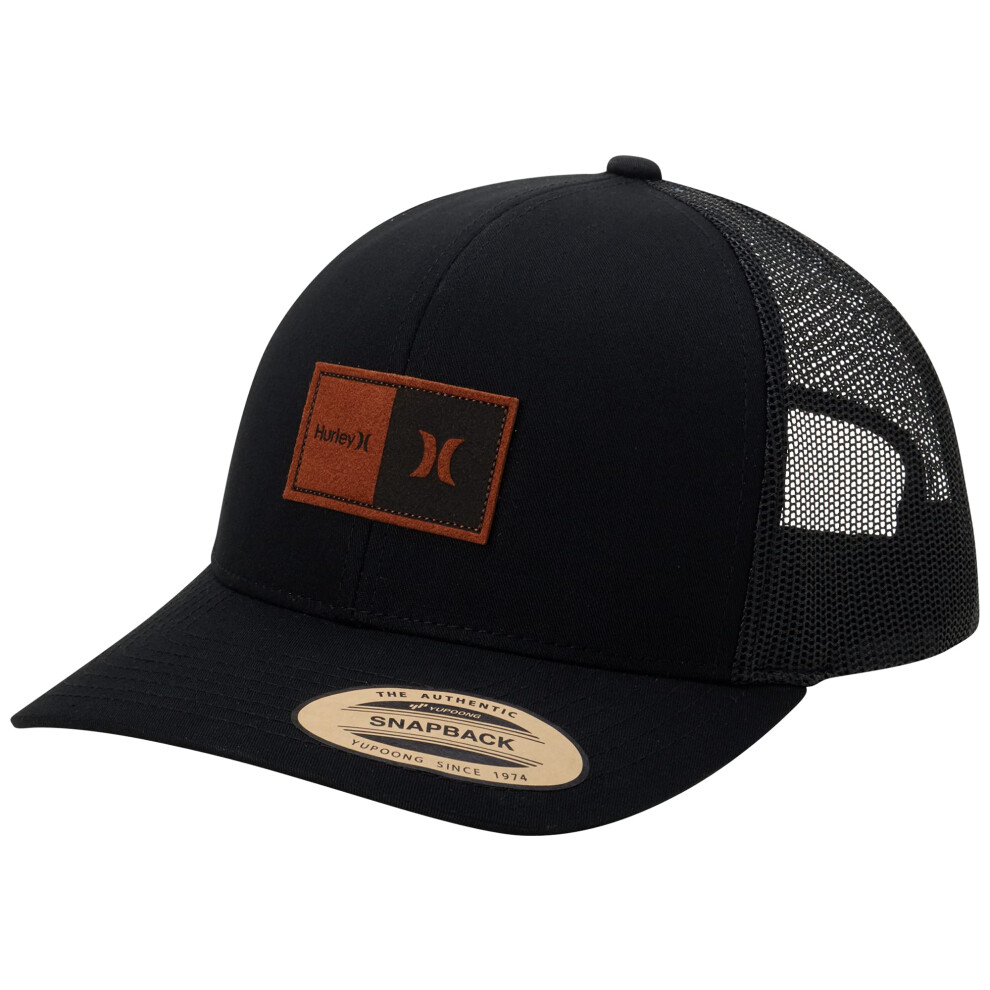 Hurley Men's Caps - Fairway Trucker Mesh Baseball Cap - Snap Back Hats